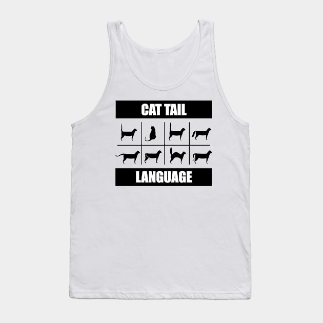 Cat Tail Language Tank Top by Caravele